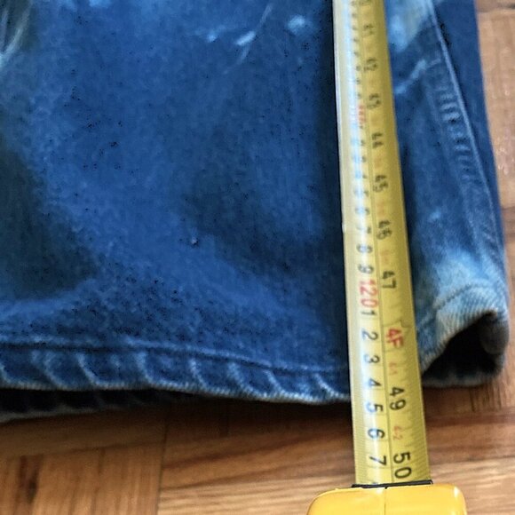 Vintage denim utility boiler suit overalls jumpsuit by J B Goodhue, distressed - Picture 15 of 16